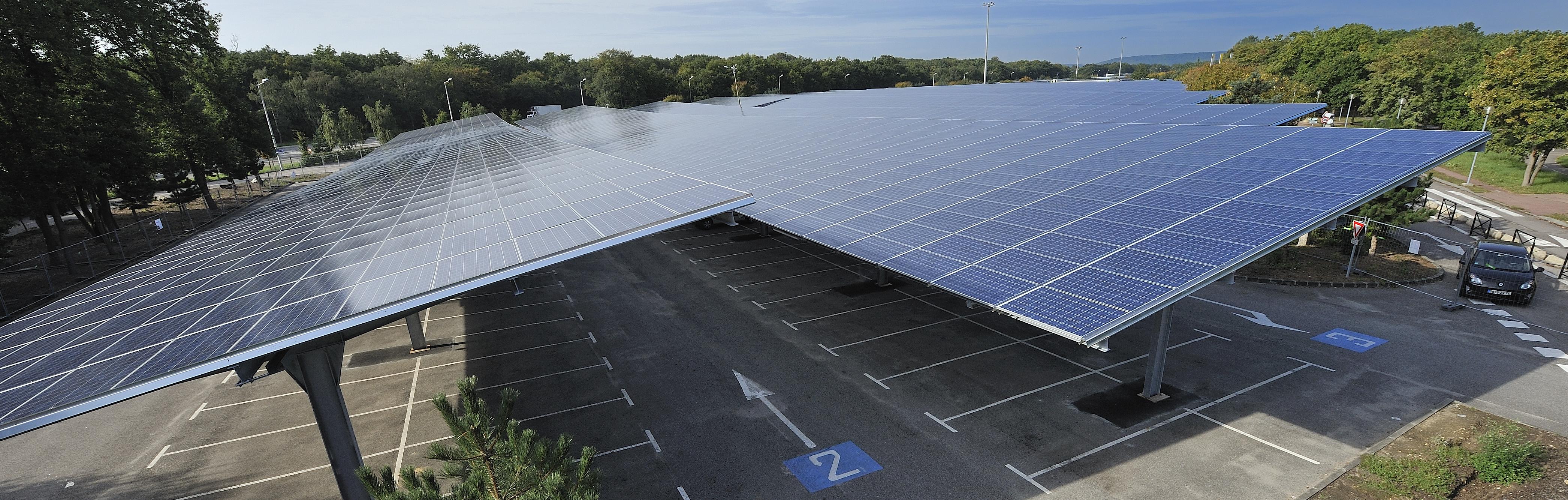 Couverture d'un parking professionnel